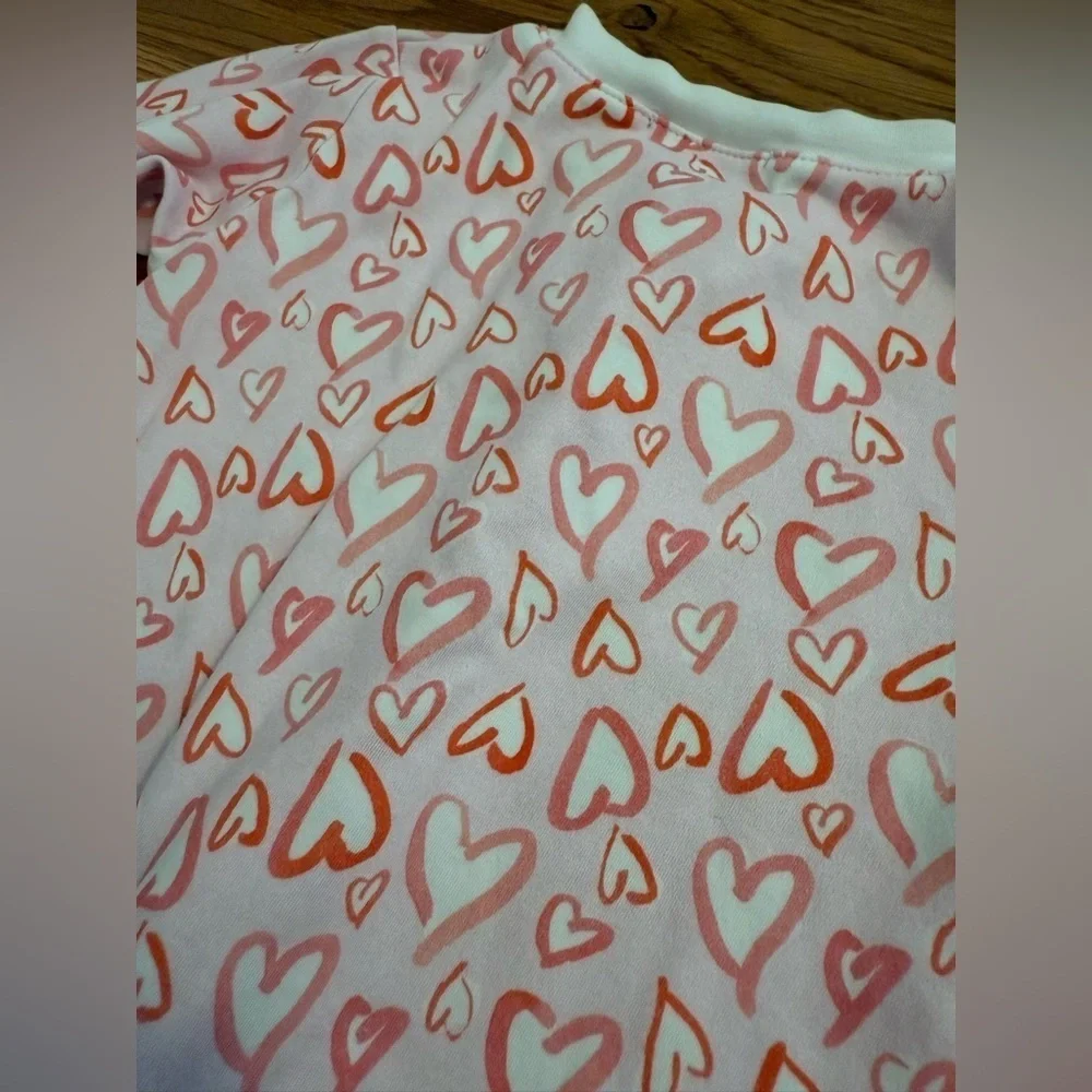 The Proper Peony Valentina zipper pajamas size 9 Months